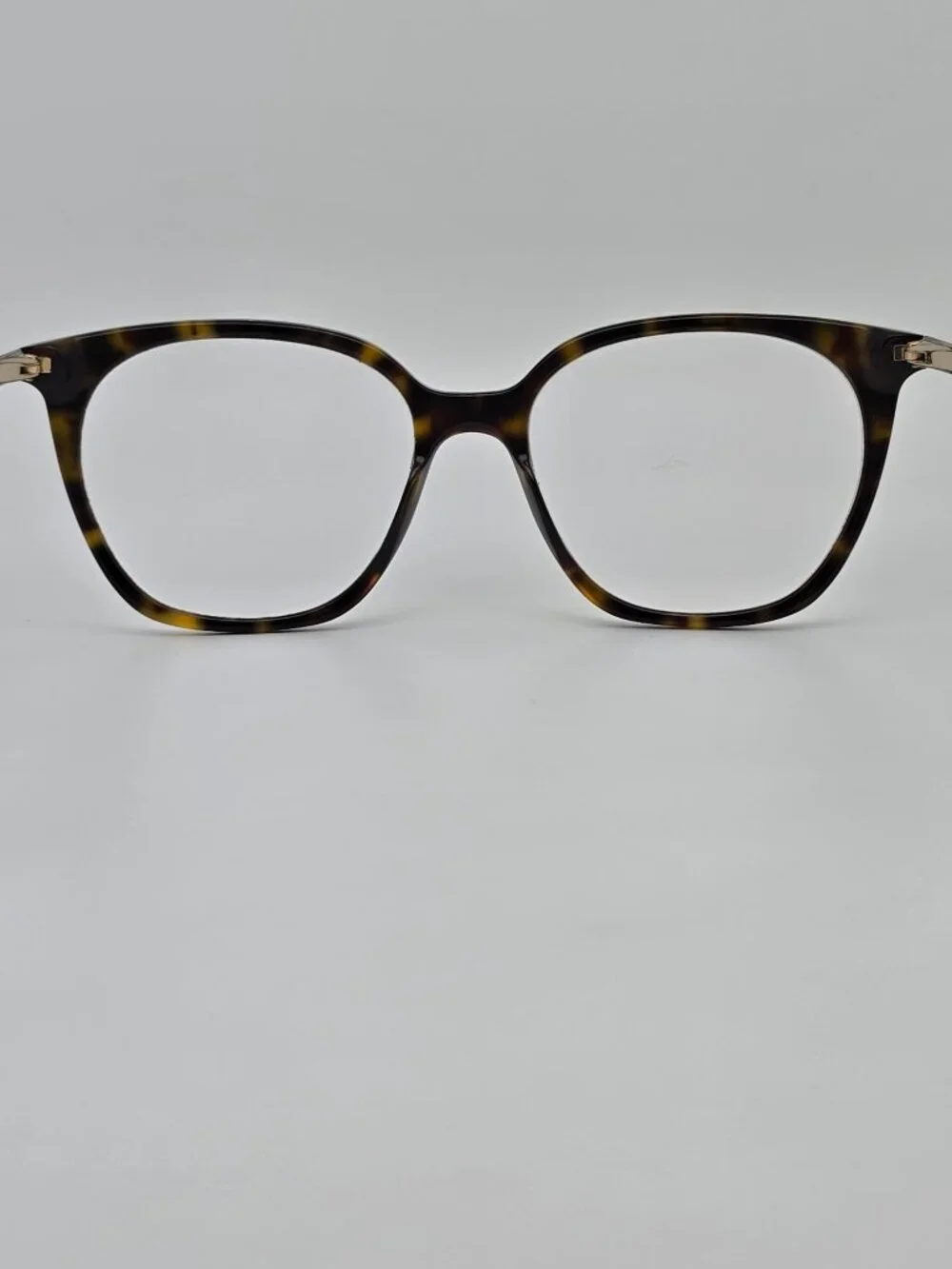 Prada VPR 11T 2AU-1O1 Havana Gold Cat Eye Eyeglasses Frame Italy 53-17-140